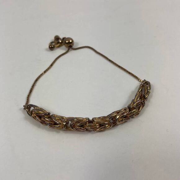 NWOT Nordstrom Basket Weave Sterling Silver Pull Bracelet - Picture 1 of 3